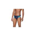 Speedo Men's Edge Splice Brief Swimsuit - Navy/Light Blue 32 - Swimoutlet.com