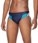 Speedo Men's Edge Splice Brief Swimsuit - Navy/Light Blue 32 - Swimoutlet.com