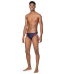 Speedo Men's Edge Splice Brief Swimsuit - Navy/Red - Swimoutlet.com