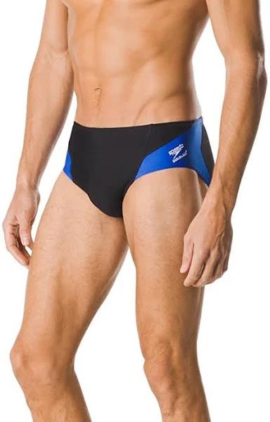 Speedo Men's Endurance+ Launch Splice Brief Swimsuit