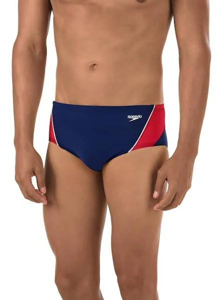 Speedo Men's Endurance+ Launch Splice Brief Swimsuit