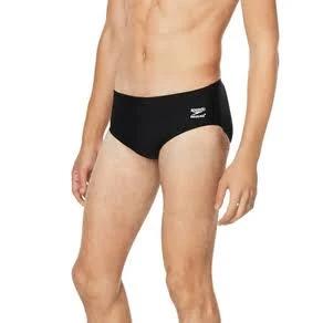 Speedo Men's Endurance+ Solid Brief - Black, 32
