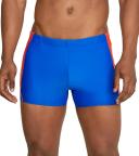 Speedo Men's Fitness Splice Square Leg Swimsuit - Spicy Orange XL - Swimoutlet.com