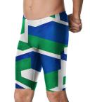 Speedo Men's Glimmer Jammer Swimsuit - Blue/Green - Swimoutlet.com