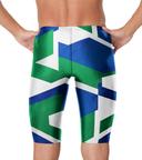 Speedo Men's Glimmer Jammer Swimsuit - Blue/Green - Swimoutlet.com