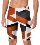 Speedo Men's Glimmer Jammer Swimsuit - Orange - Swimoutlet.com