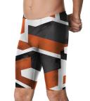 Speedo Men's Glimmer Jammer Swimsuit - Orange - Swimoutlet.com