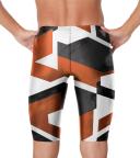 Speedo Men's Glimmer Jammer Swimsuit - Orange - Swimoutlet.com