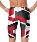 Speedo Men's Glimmer Jammer Swimsuit - Red - Swimoutlet.com