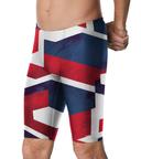 Speedo Men's Glimmer Jammer Swimsuit - Red/White/Blue - Swimoutlet.com