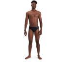 Speedo Men's Medley Logo 7cm Brief Black Gray