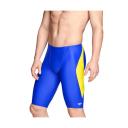 Speedo Men's Powerflex Eco Tone Setter Jammer Swimsuit - Black/Grey - Swimoutlet.com