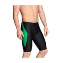 Speedo Men's Powerflex Eco Tone Setter Jammer Swimsuit - Black/Red - Swimoutlet.com