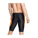 Speedo Men's Powerflex Eco Tone Setter Jammer Swimsuit - Black/Red - Swimoutlet.com