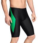 Speedo Men's Powerflex Eco Tone Setter Jammer Swimsuit - Navy/Grey - Swimoutlet.com