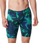 Speedo Men's Reflected Jammer Swimsuit - Blue/Green - Swimoutlet.com