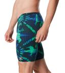 Speedo Men's Reflected Jammer Swimsuit - Blue/Green - Swimoutlet.com