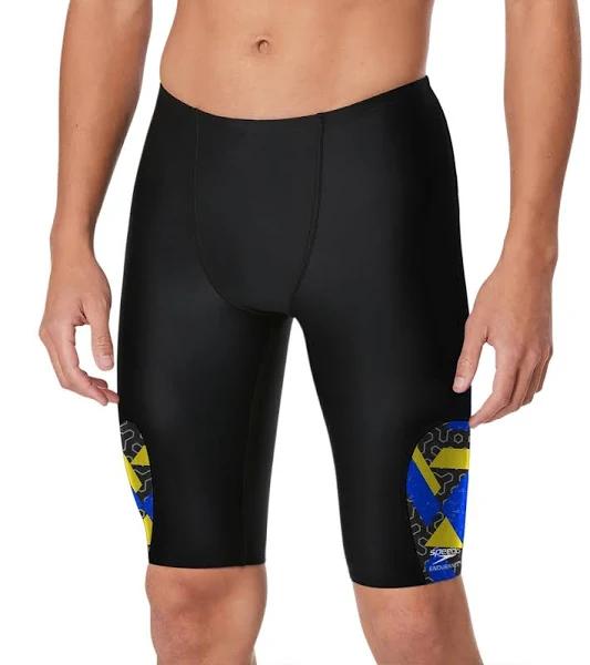 Speedo Men's Ruse Blocks Jammer Swimsuit - Gold - Swimoutlet.com