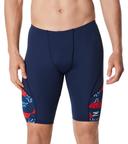 Speedo Men's Ruse Blocks Jammer Swimsuit - Green - Swimoutlet.com