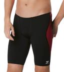 Speedo Men's Ruse Blocks Jammer Swimsuit - Maroon - Swimoutlet.com