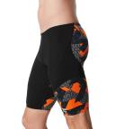 Speedo Men's Ruse Blocks Jammer Swimsuit - Orange - Swimoutlet.com