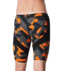 Speedo Men's Ruse Blocks Jammer Swimsuit - Orange - Swimoutlet.com