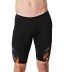 Speedo Men's Ruse Blocks Jammer Swimsuit - Orange - Swimoutlet.com