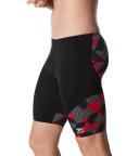 Speedo Men's Ruse Blocks Jammer Swimsuit - Red - Swimoutlet.com