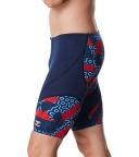 Speedo Men's Ruse Blocks Jammer Swimsuit - Red/White/Blue - Swimoutlet.com