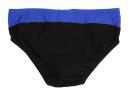 Speedo Men's Swimsuit Brief Endurance+ Splice Team Colors , Black/Blue