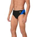 Speedo Men's Swimsuit Brief Endurance+ Splice Team Colors , Black/Blue