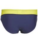Speedo Men's Swimsuit Brief Endurance Team Colors, Navy/Gold Splice, 3
