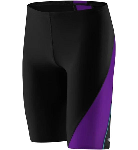 Speedo Men's Swimsuit Jammer Powerflex Eco REVOLVE Splice Team Colors