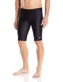 Speedo Men's Swimsuit Jammer Powerflex Eco Solid Adult, New Black, 38