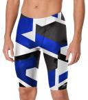 Speedo Men's Vortex Maze Jammer Swimsuit - Blue - Swimoutlet.com