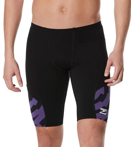 Speedo Men's Vortex Maze Jammer Swimsuit - Purple - Swimoutlet.com