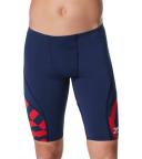 Speedo Men's Vortex Maze Jammer Swimsuit - Red - Swimoutlet.com