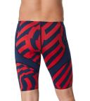 Speedo Men's Vortex Maze Jammer Swimsuit - Red/White/Blue - Swimoutlet.com
