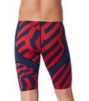 Speedo Men's Vortex Maze Jammer Swimsuit - Red/White/Blue - Swimoutlet.com
