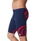 Speedo Men's Vortex Maze Jammer Swimsuit - Red/White/Blue - Swimoutlet.com