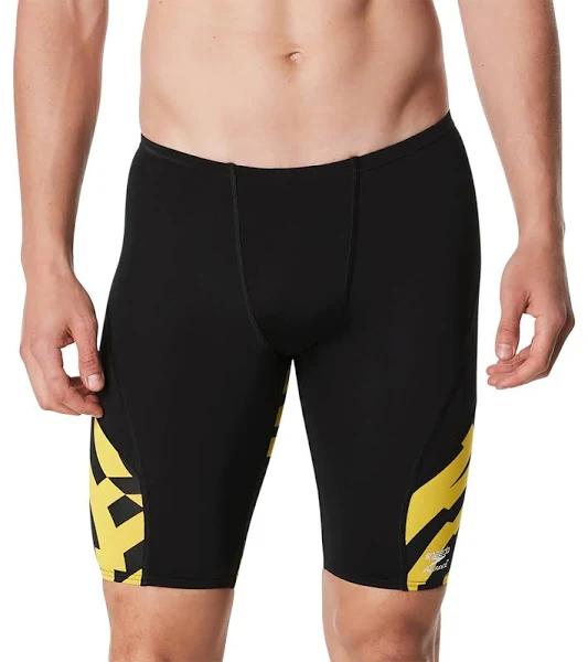 Speedo Men's Vortex Maze Jammer Swimsuit - Yellow - Swimoutlet.com