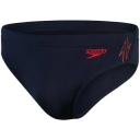 Speedo Mens Flame 7cm Briefs Swimwear Bottoms - Black/blue- Swimwear Galore