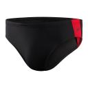 Speedo Mens Medley Logo 7cm Brief Black/Lime 16
