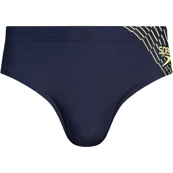 Speedo Mens Medley Logo 7cm Brief Blue 14