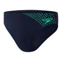 Speedo Mens Medley Logo 7cm Brief Blue 20
