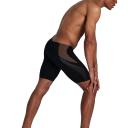 Speedo Mens Tech Panel Jammer Black/Papaya Punch/USA Charcoal 36