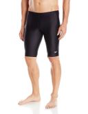 Speedo Powerflex Eco Solid Men's Jammer Swimsuit - New Black - Swimoutlet.com