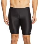 Speedo Powerflex Eco Solid Men's Jammer Swimsuit - New Black - Swimoutlet.com