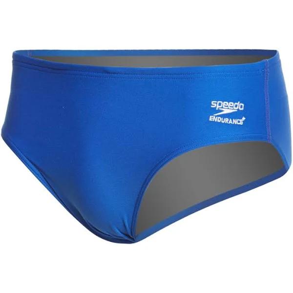 Speedo Solid Endurance Brief Swimsuit - Sapphire 26 | Polyester/Pbt - Swimoutlet.com