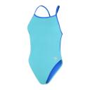 Speedo Solid Vback Swimsuit Blue UK 30 Woman 8-00317915762-30
